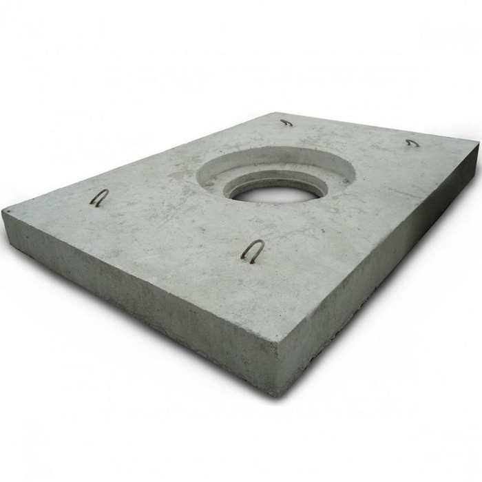 Плита дорожная ПД ЛТк с люком ТВК на двух шарнирах