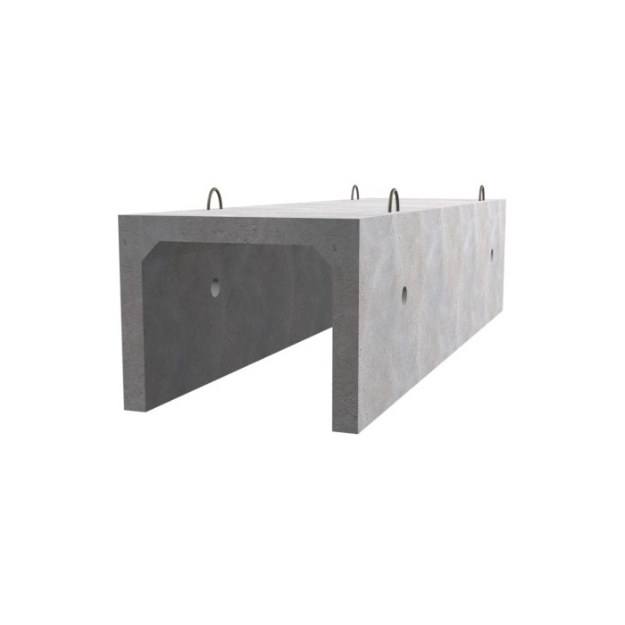 Железобетонный лоток ЛК 75.30.45-1